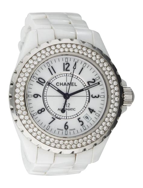 chanel watch women blue diamond|chanel j12 watch with diamonds.